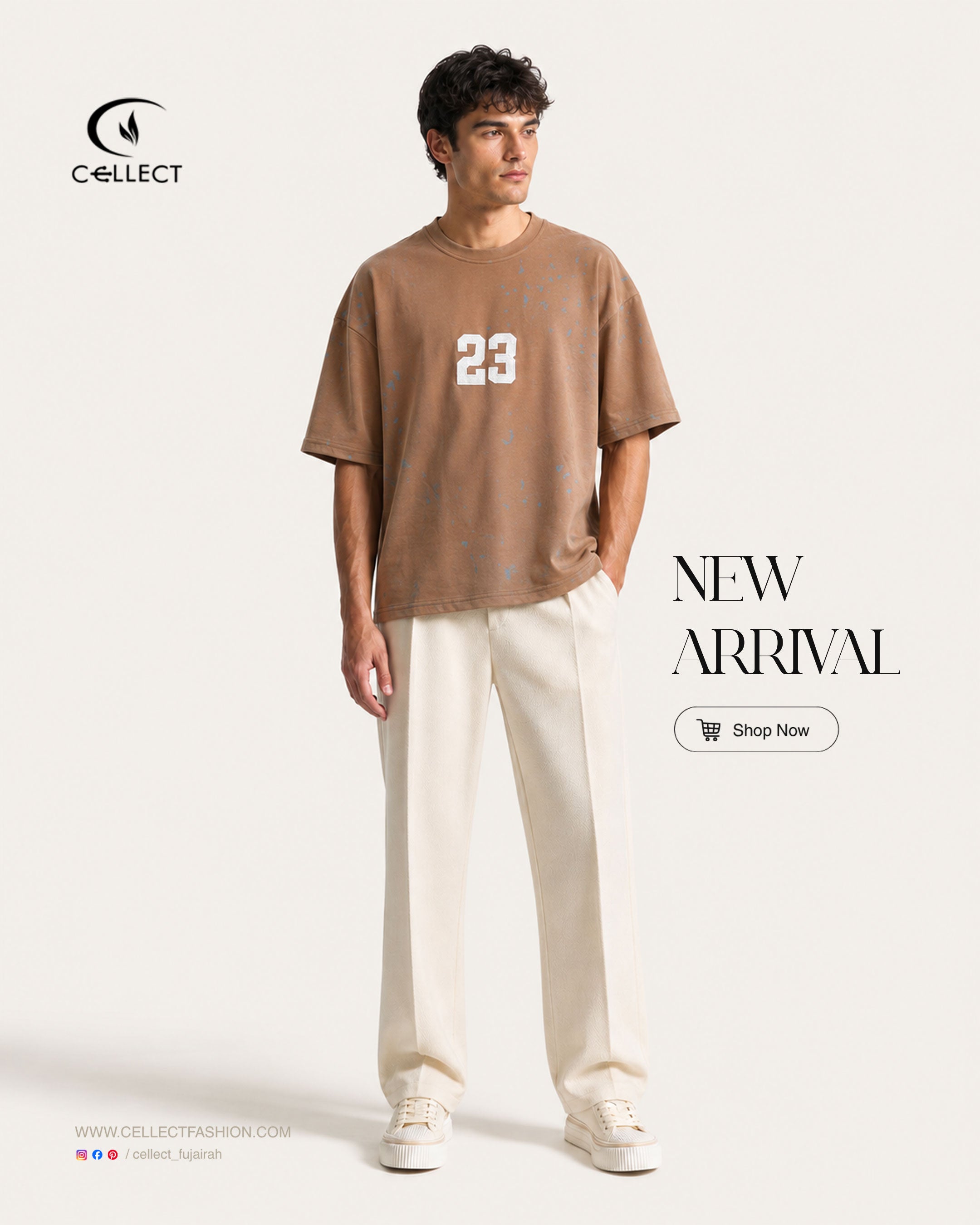#23 Tee — Mocha Brown