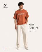 Balmain Paris Tee — Burnt Orange