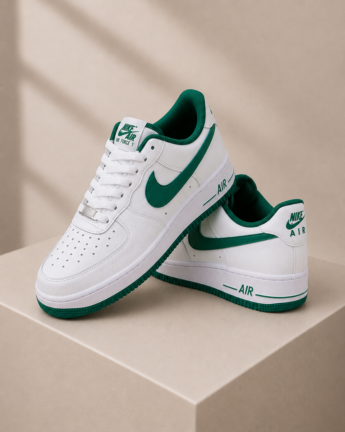 Nike Air Force 1 Low — White/Green