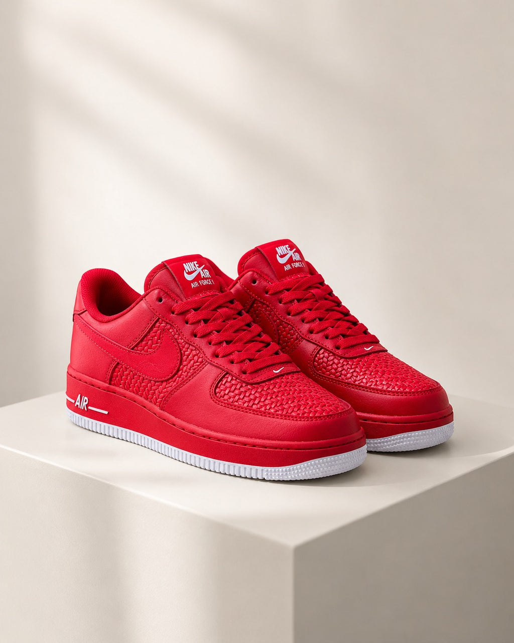 Nike Air Force 1 Low — Red/White