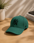 NY Embroidered Forest Green Cap